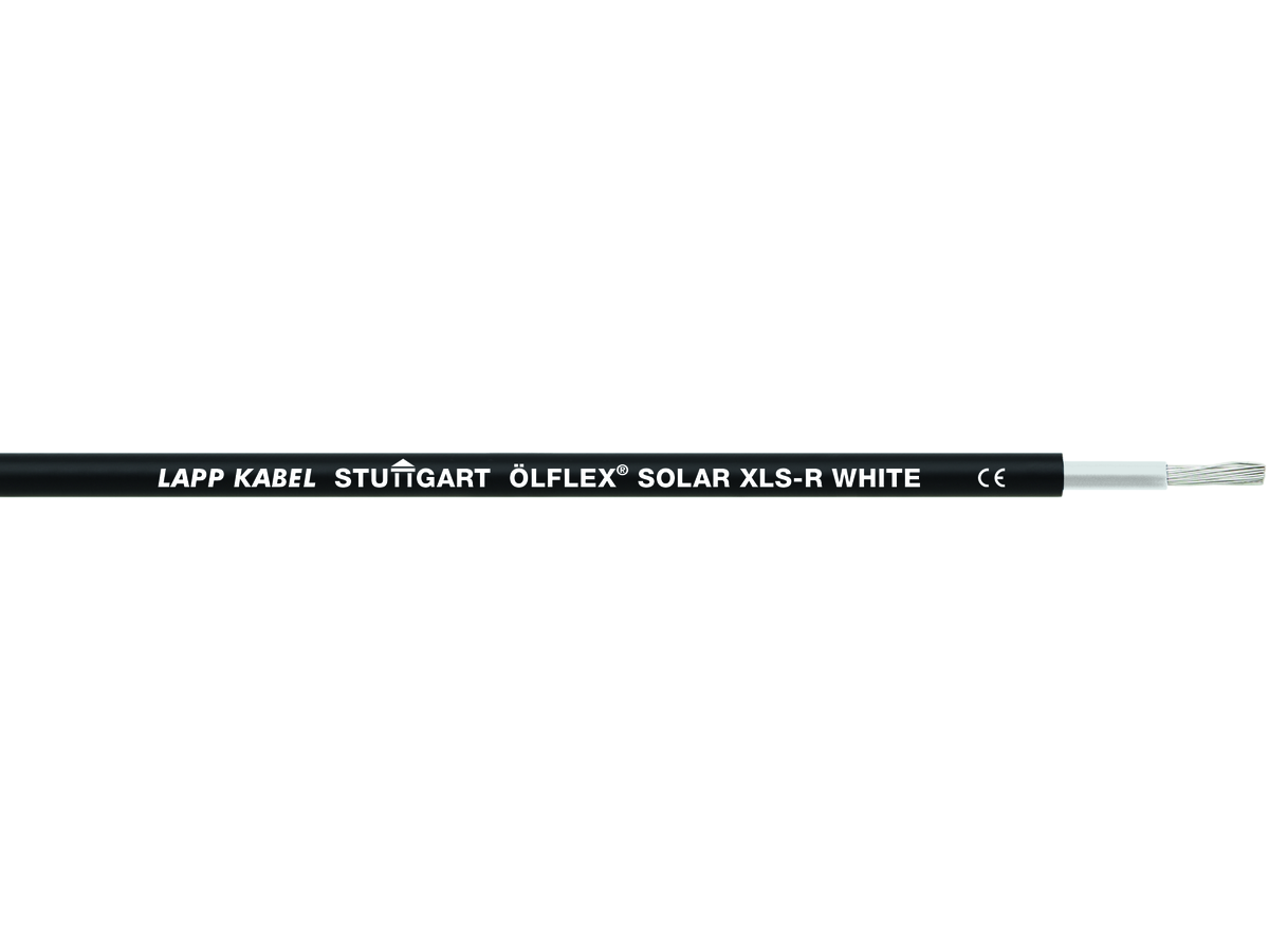 ÖLFLEX SOLAR XLS-R 10,00mm² WH/BK