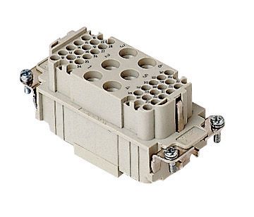 Inserts femelles 6/36P 40A/690V+10A/250V - à sertir