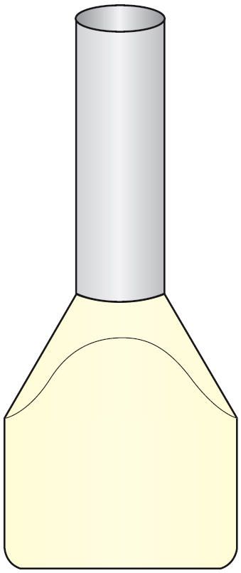 ZWILLINGSADERENDHÜLSE 2X10 BG