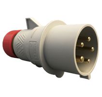 CEE Stecker 3P+N+E 32A/400V rot