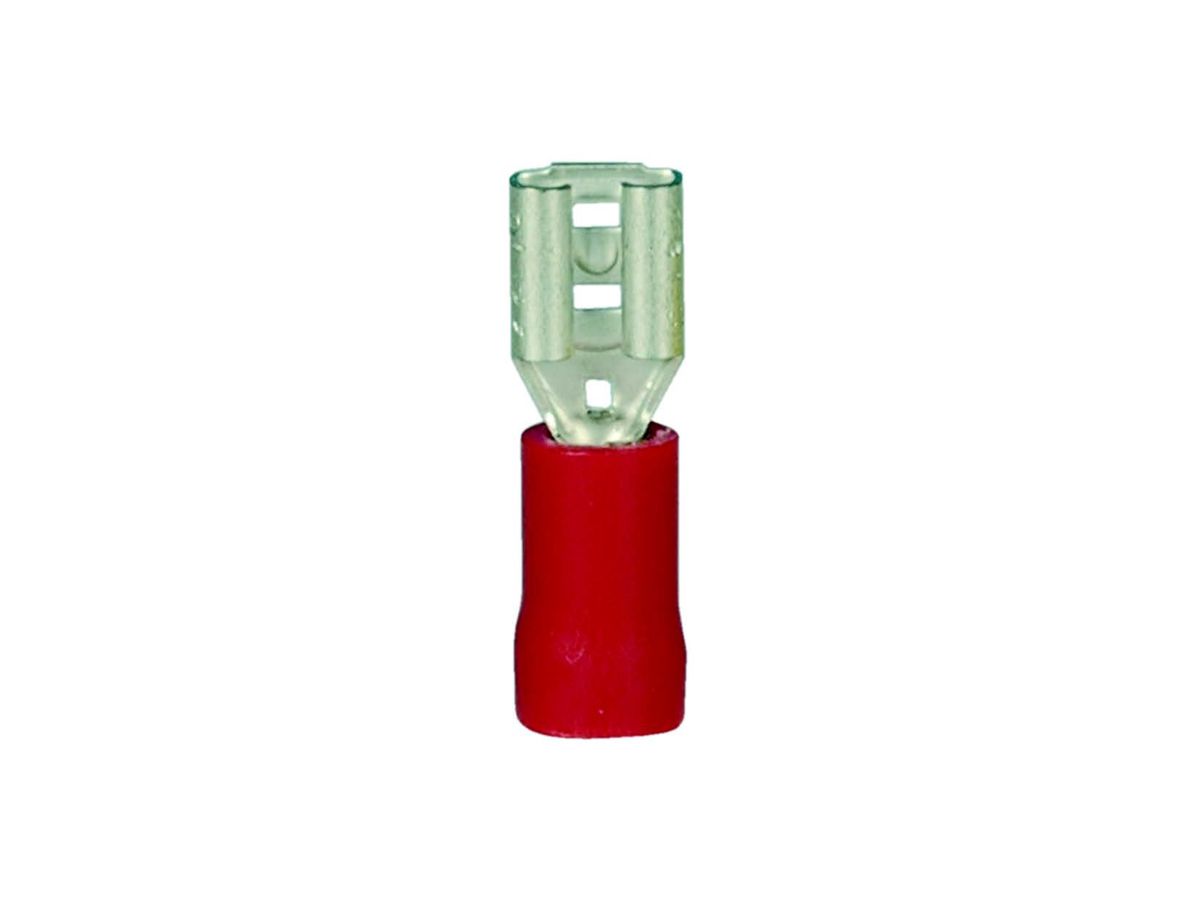 FLACHSTECKHÜLSE 2,8X0,5MM RD