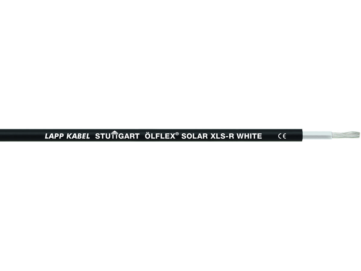 ÖLFLEX SOLAR XLS-R 1X6 WH/BK