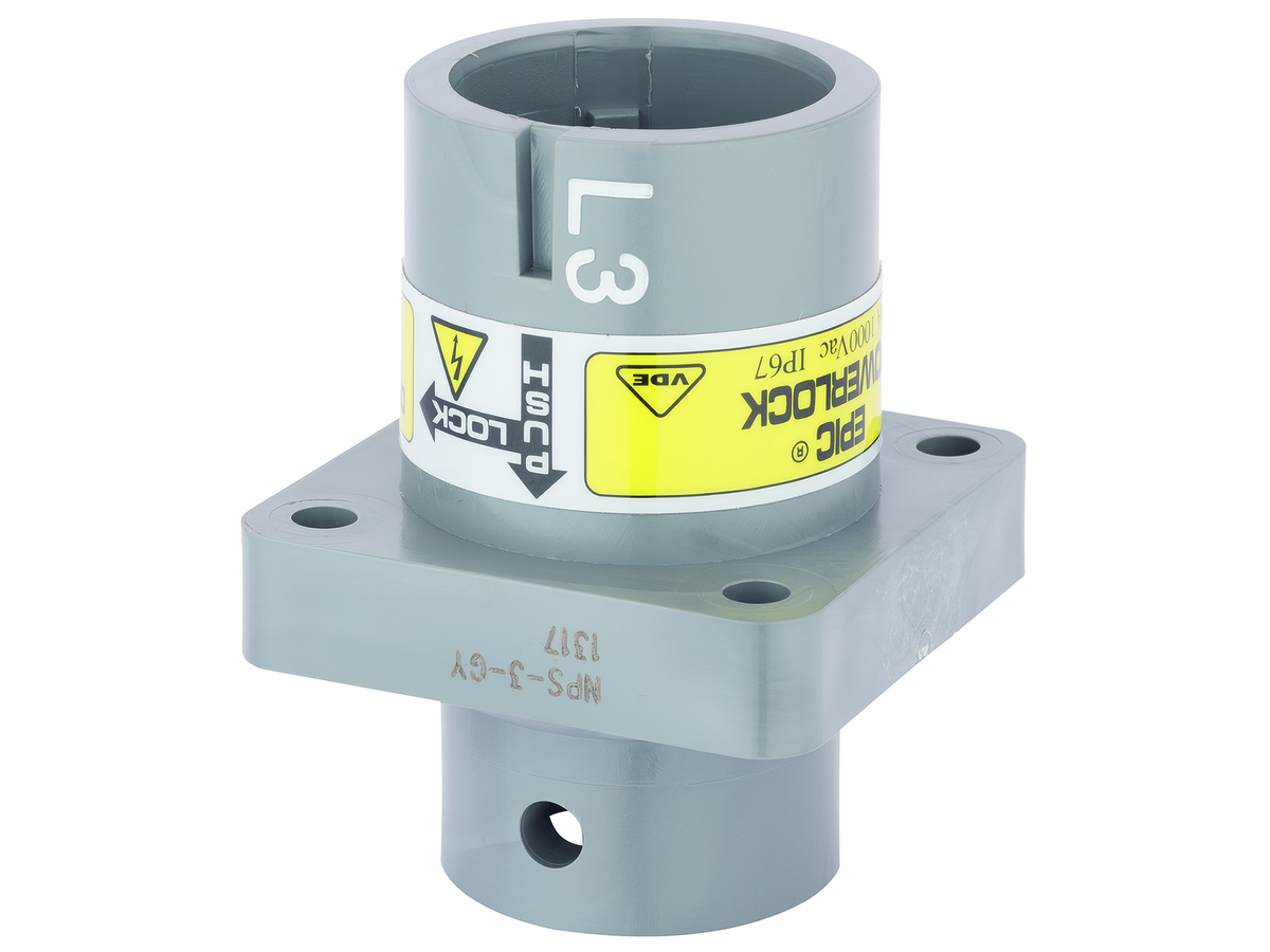 EPIC Powerlock panel mount con