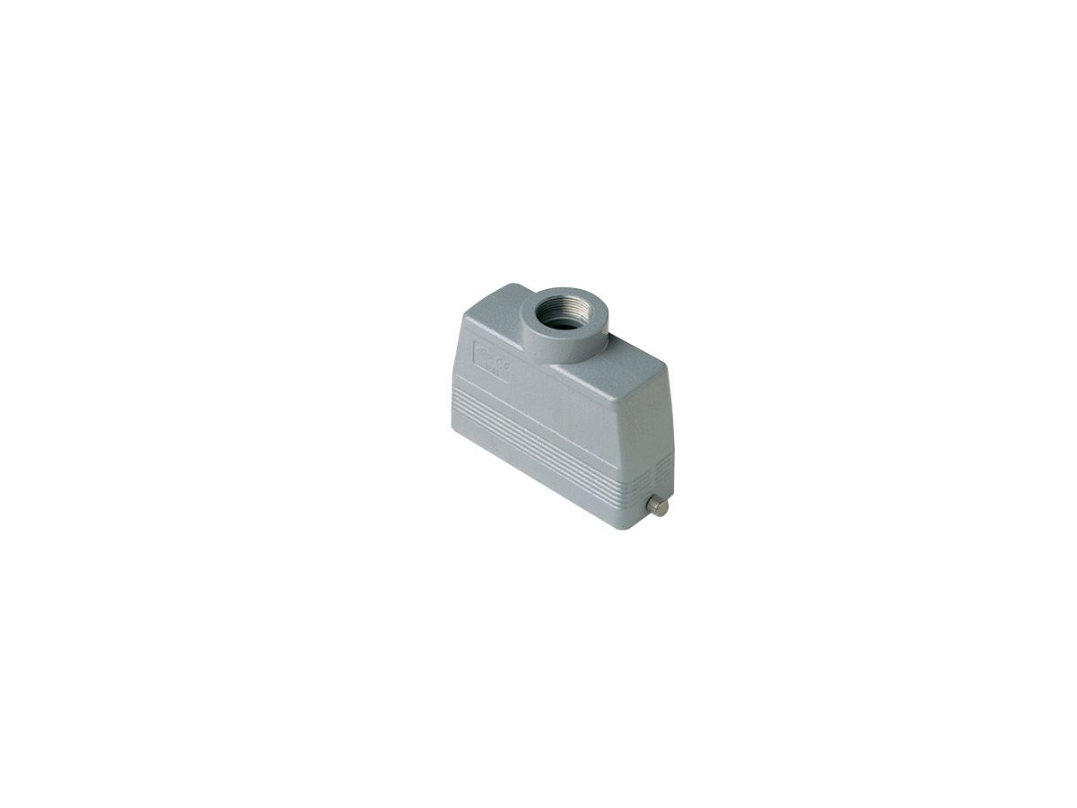 Tüllengehäuse für 1 Bügel  gerade, 830V - M25, 104x27mm