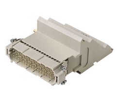 Inserts mâles 64 P+T gauche  10A/250V - lame de pression