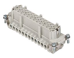 Inserts femelles 24 pôles 16A/500V - à visser / numéros 25-48