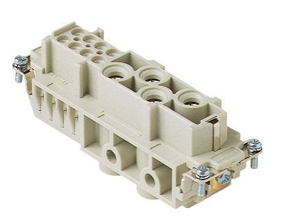 Inserts femelles 4/8P 80A/690V+16A/400V - à visser