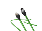 Cat.6 Ind. Eth. 4 pair M12 PUR