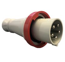 CEE Stecker 3P+N+E 63A/400V rot