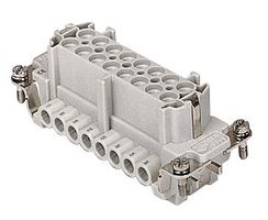 Inserts femelles 16 pôles 16A/500V - à visser