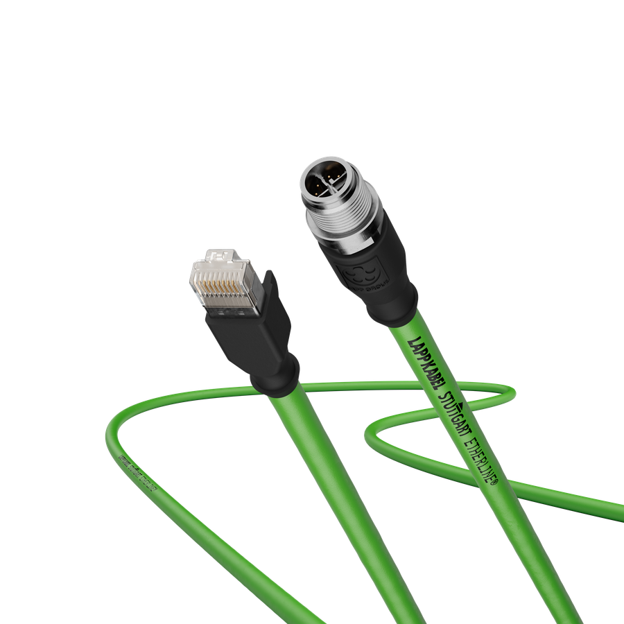 Cat.6 Ind. Eth. 4 pair M12 PUR