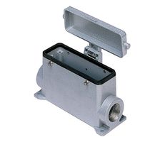 Embases en saillie 4 pivots, couvercle - 2xM25, 104x27mm