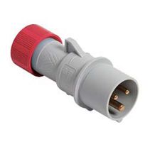 CEE Stecker 3P+E 16A/400V  rot