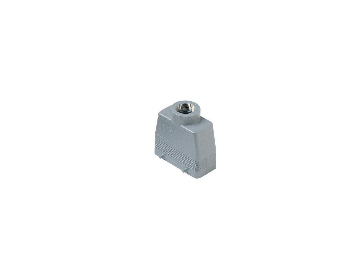 Tüllengehäuse für 2 Bügel  gerade - M25, 77x27mm