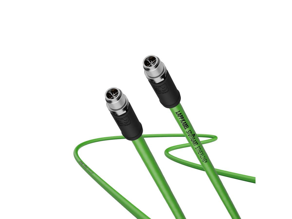 Cat.6 Ind. Eth. 4 pair M12 PUR