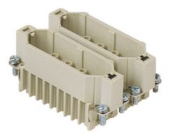 Inserts mâles 25 P 10A/250V à sertir - Codage selon EUROMAP