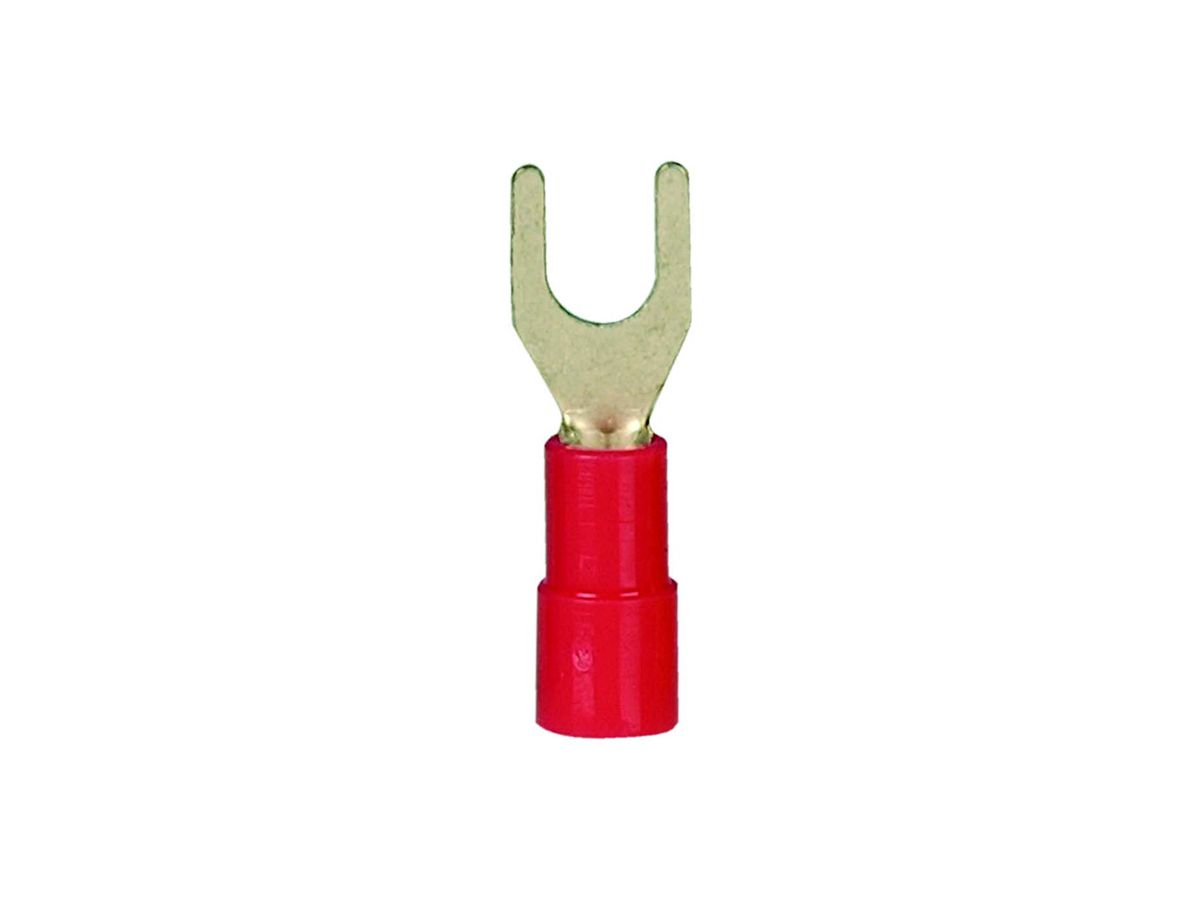 Cosse à plage fourche M3 rouge