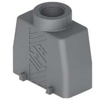 Capots haut profil 4 pivots, plastique - sortie verticale, M40, 77x27mm