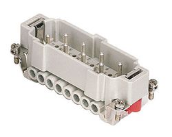 Inserts mâles 6P+2aux+T 16A/830V - à visser
