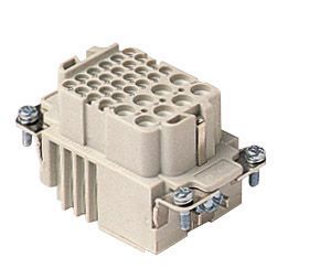 Inserts femelles 8/24P 16A/400V+10A/250V - à sertir