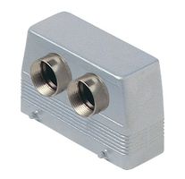 Capots haut profil avec 4 pivots - sortie frontale,2x M25,77x27mm