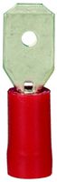FLACHSTECKER 6,3X0,8 ROT