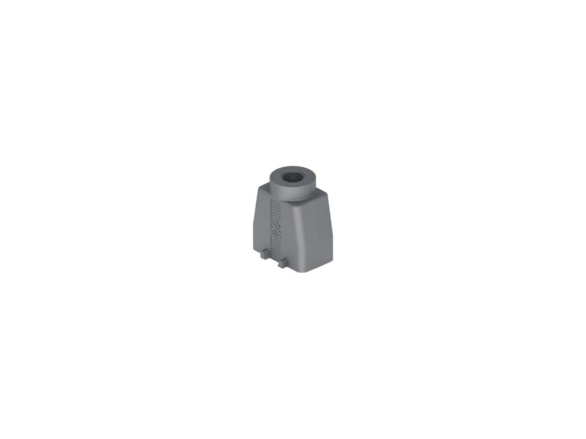 Capots haut profil 4 pivots, plastique - sortie verticale, M25, 57x27mm