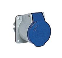 CEE  Anbausteckdose 2P+E 16A/230V  blau