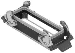 Embases encastrées avec 2 leviers - pour ambiances agressives, 104x27mm