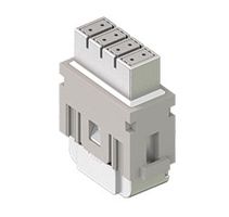 Gigabit Inserts femelles MIXO 8P - 5A/ 50V, pour MIXO-Modul