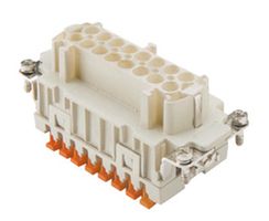 Inserts femelles 16pôles 16A/500V - par lame de pression / numéros 17-32