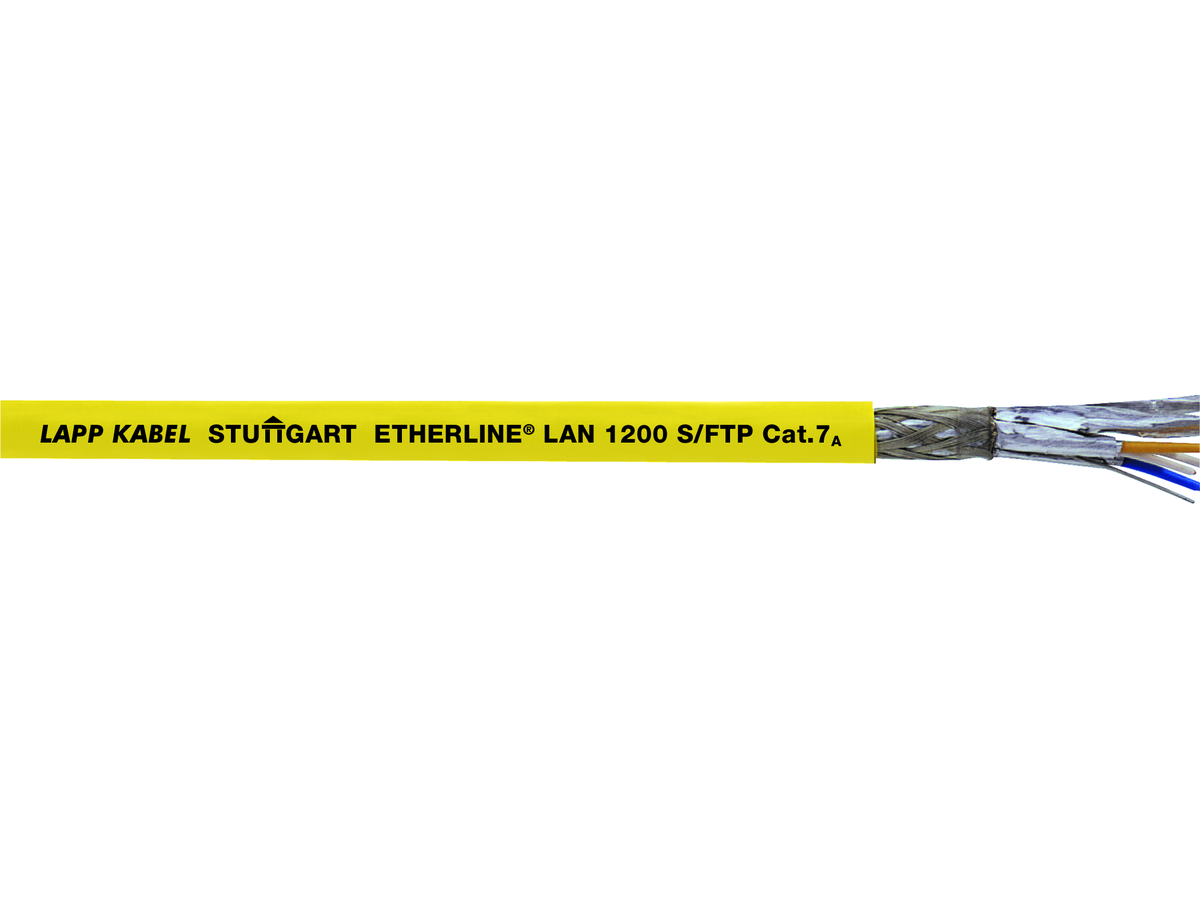 ETHERLINE LAN 1200 Cat.7A 4x2xAWG23 LSZH - LSZH halogen-free, S/FTP