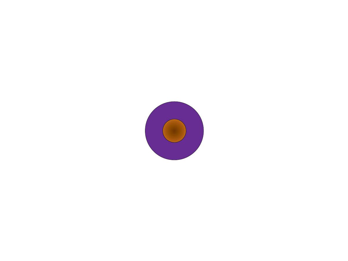 H05Z-K  0,75mm² violet Eca - sans halogène, 90°C, fût à 2500m