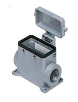 Embases en saillie 4 pivots, couvercle - M20, 57x27mm, 830V