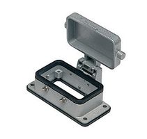 Embases encastrées pour 2 leviers - avec couvercel, 57x27mm