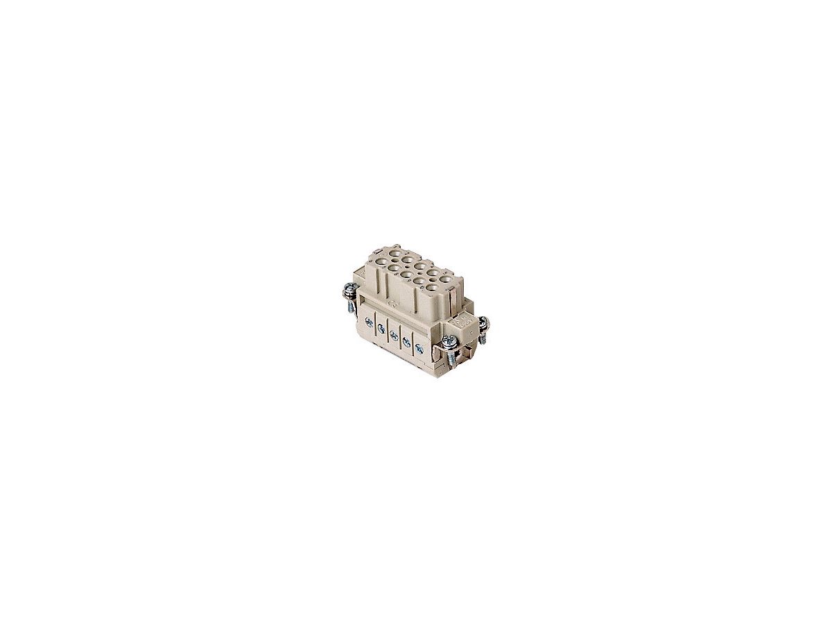 Buchseneinsatz 10pol 16A/250V