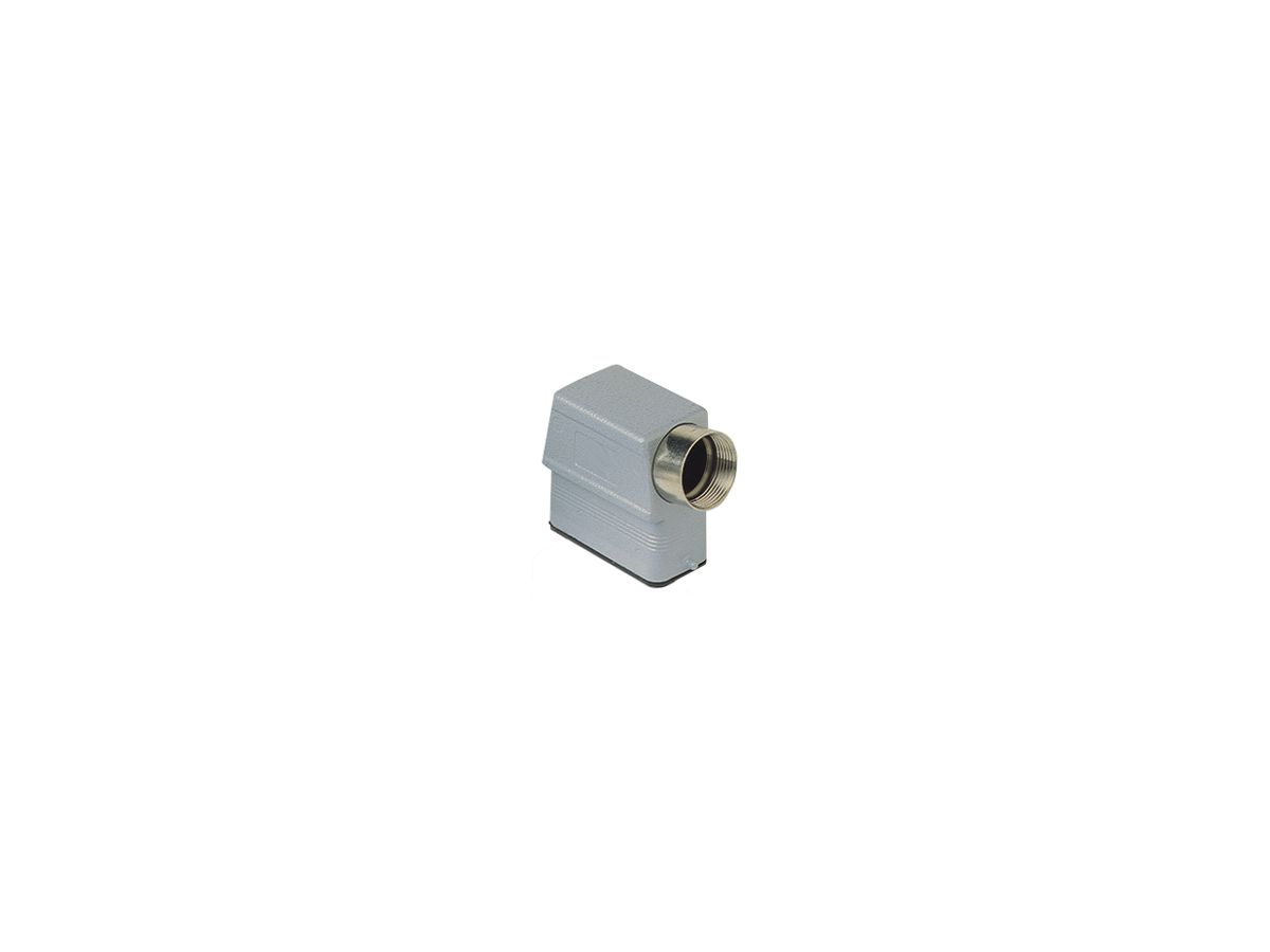 Tüllengehäuse hoch für 1 Bügel  seitlich - M25, 66x16mm