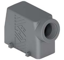 Capots haut profil 4 pivots, plastique - sortie latérale,M40, 77x27mm