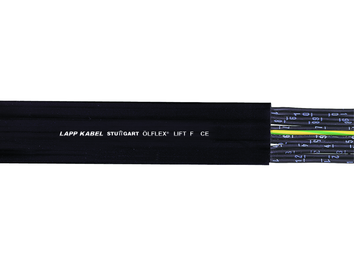 ÖLFLEX LIFT T 8G 2,50mm² - Aussenmasse: 35,0 x 5,9mm