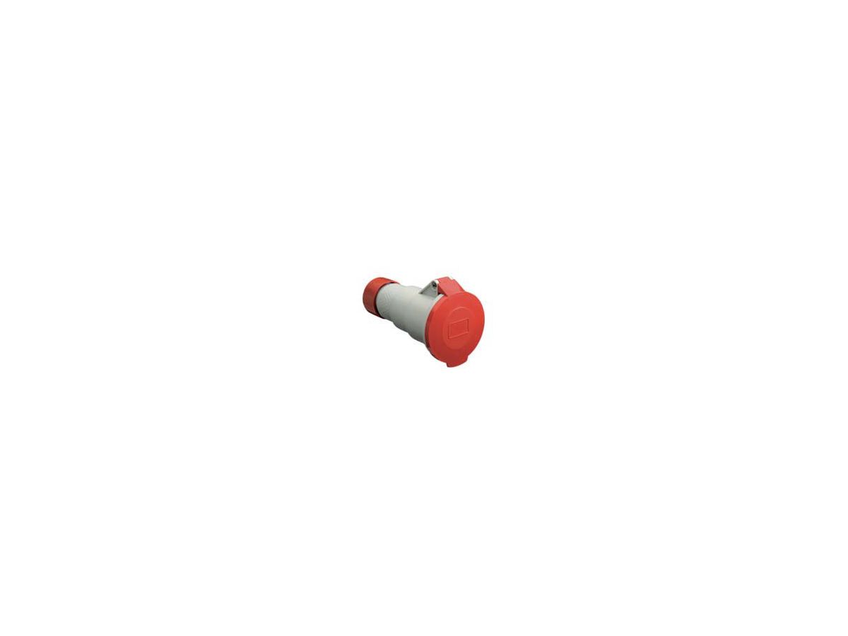 CEE  Kupplungskdose 3P+N+E 16A/400V rot