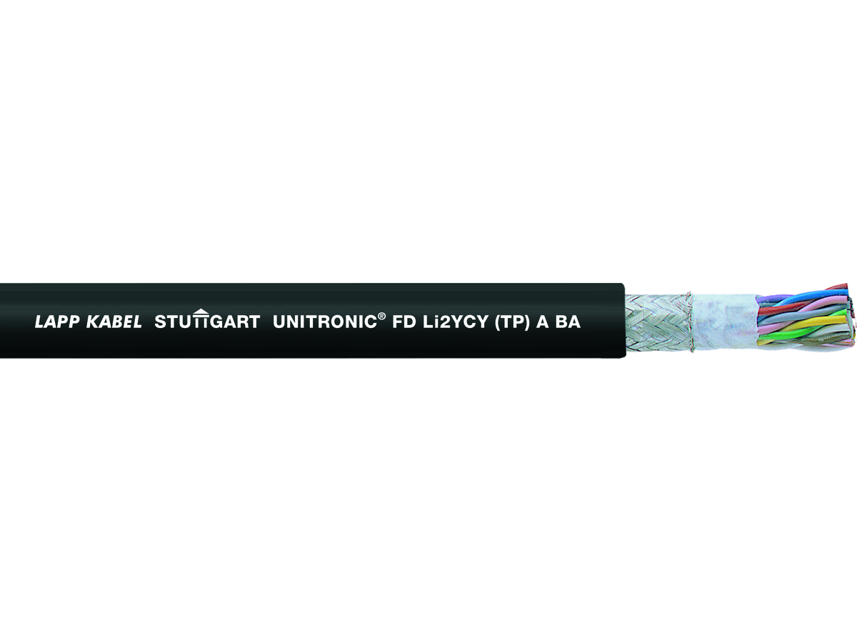 UNITRONIC FD Li2YCY(TP) BE  4x2x 0,25mm² - Schleppkettenkabel, UL geprüft