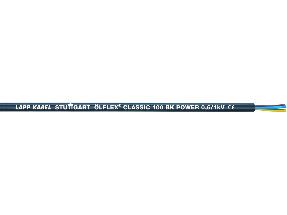 ÖLFLEX CLASSIC 100 BK 0,6/1 KV 4G6