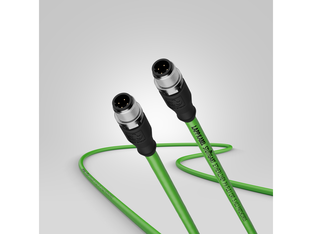 Cat.5/5e Profinet A 2 pair M12