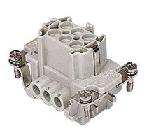 Inserts femelles 6 pôles 16A/500V - à visser