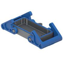 Couvercle de fermeture avec 2 levier - plastique, 77x27mm  "Hygeinic"