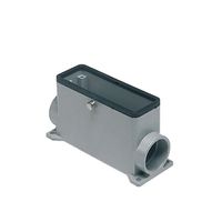 Capots haut profil pour levier central - sortie latérale,2x M32 77x27mm