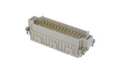 Inserts mâles  42pôles 10A/400V - par lame de pression