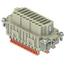 Inserts femelles  27pôles 10A/400V - par lame de pression, Num. 28-54