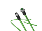 Cat.6 Ind. Eth. 4 pair M12 PUR