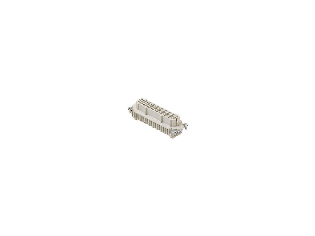 Buchseneinsatz 16pol+2 Hilfspole+PE - Schraub. 16A/690V